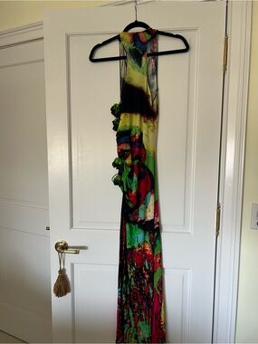 Vibrant Multicolor Racerback Maxi Dress